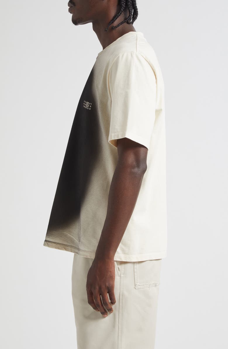 MM6 Maison Margiela Spray Dot Motif Logo Graphic T-Shirt, Alternate, color, Cream