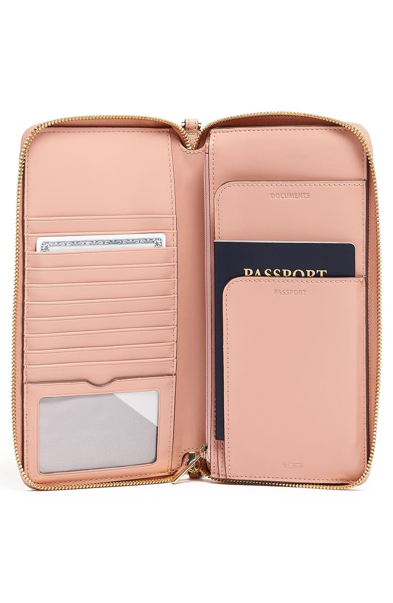TUMI Belden Leather Travel Wallet, Alternate, color, 