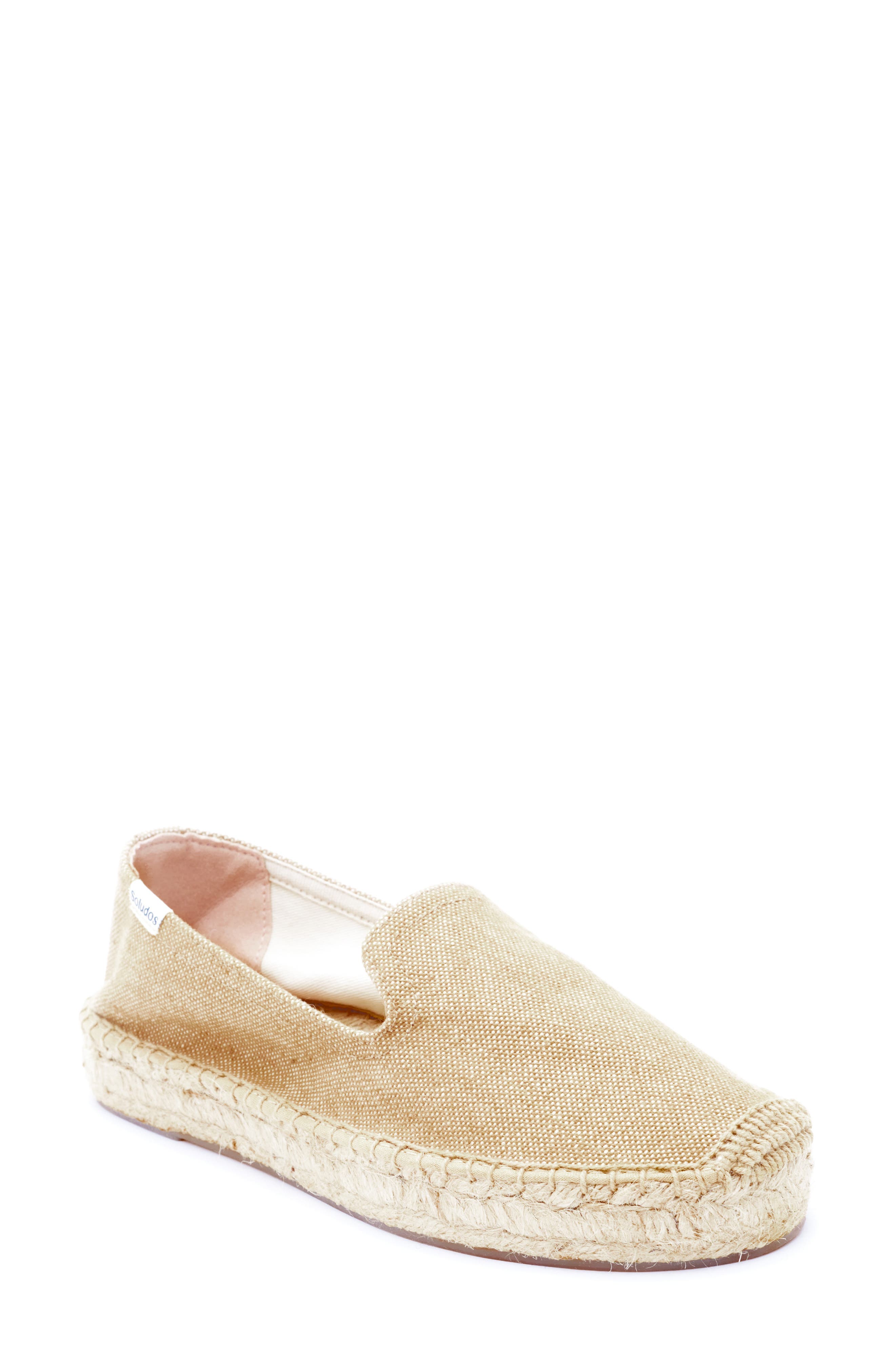 Platform Espadrille Flat, Main, color, SAFARI