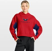 FANATICS Women's Fanatics Red Washington Capitals Back Check Boxy Hoodie