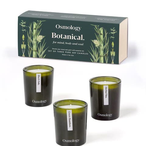 Botanical Green Mini Candle Gift Set