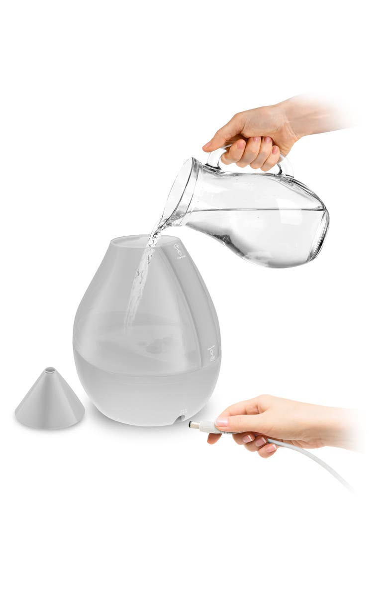 Crane Air Drop 2.0 4-in-1 1-Gallon Cool Mist Humidifier, Alternate, color, Grey