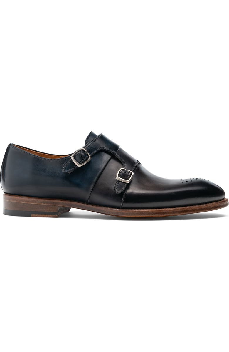 Magnanni Maurici Diversa Monk Strap Shoe, Alternate, color,