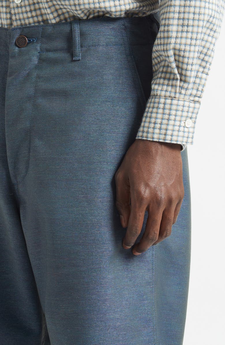 BEAMS MIL Iridescent Twill Pants, Alternate, color, Blue