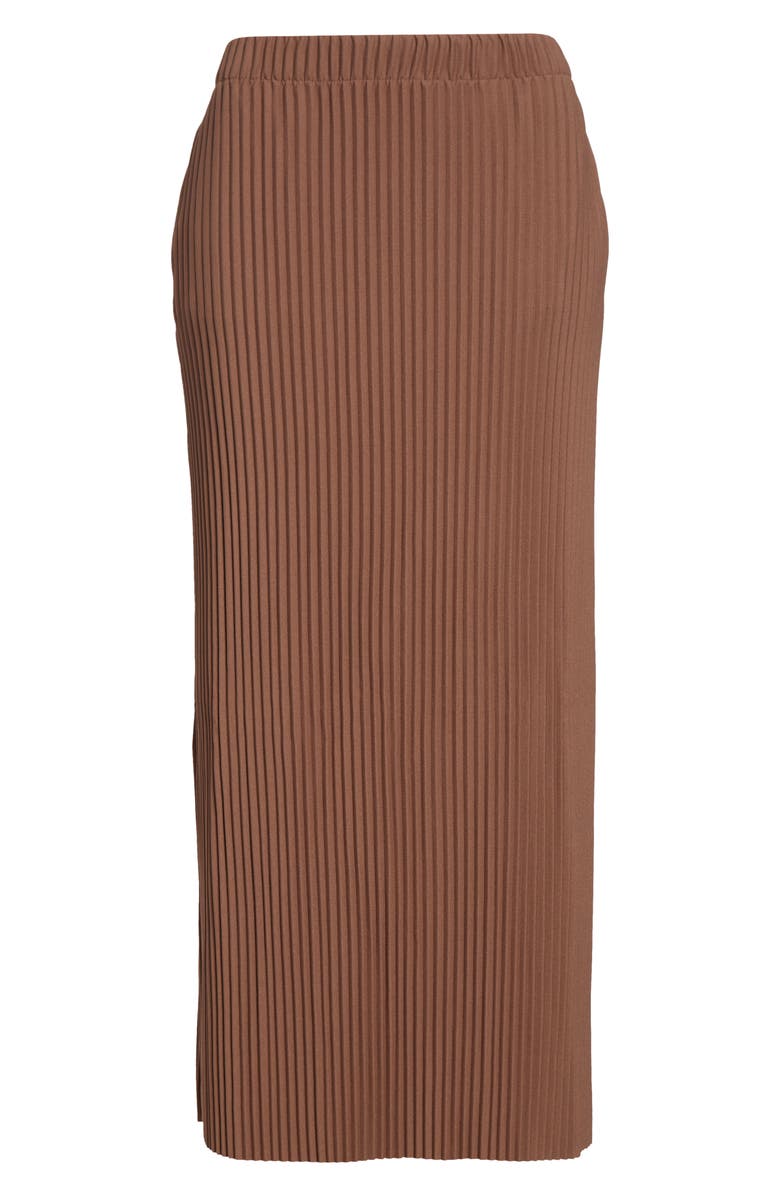 Reiss Pippa Rib Skirt, Alternate, color, Chocolate