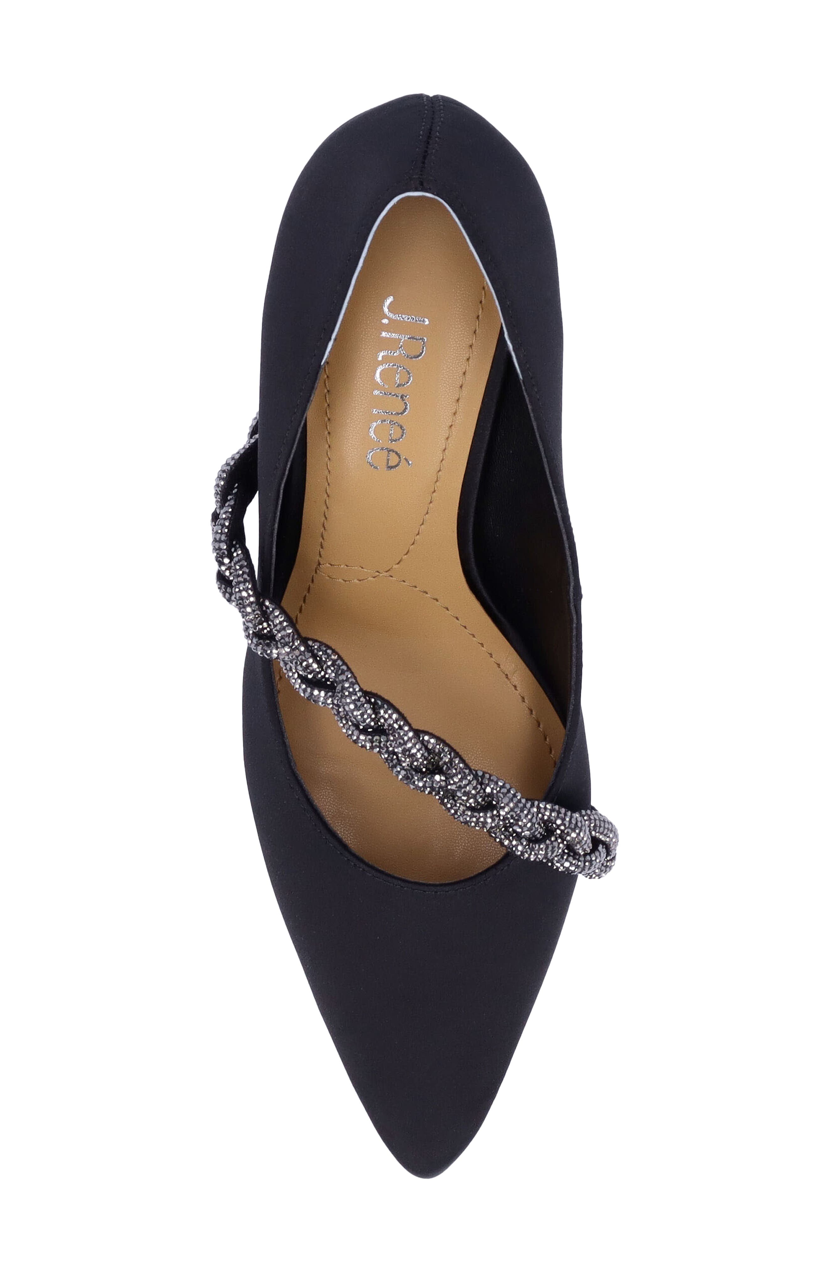 J. Reneé Nyomee Pointed Toe Pump, Alternate, color, Black