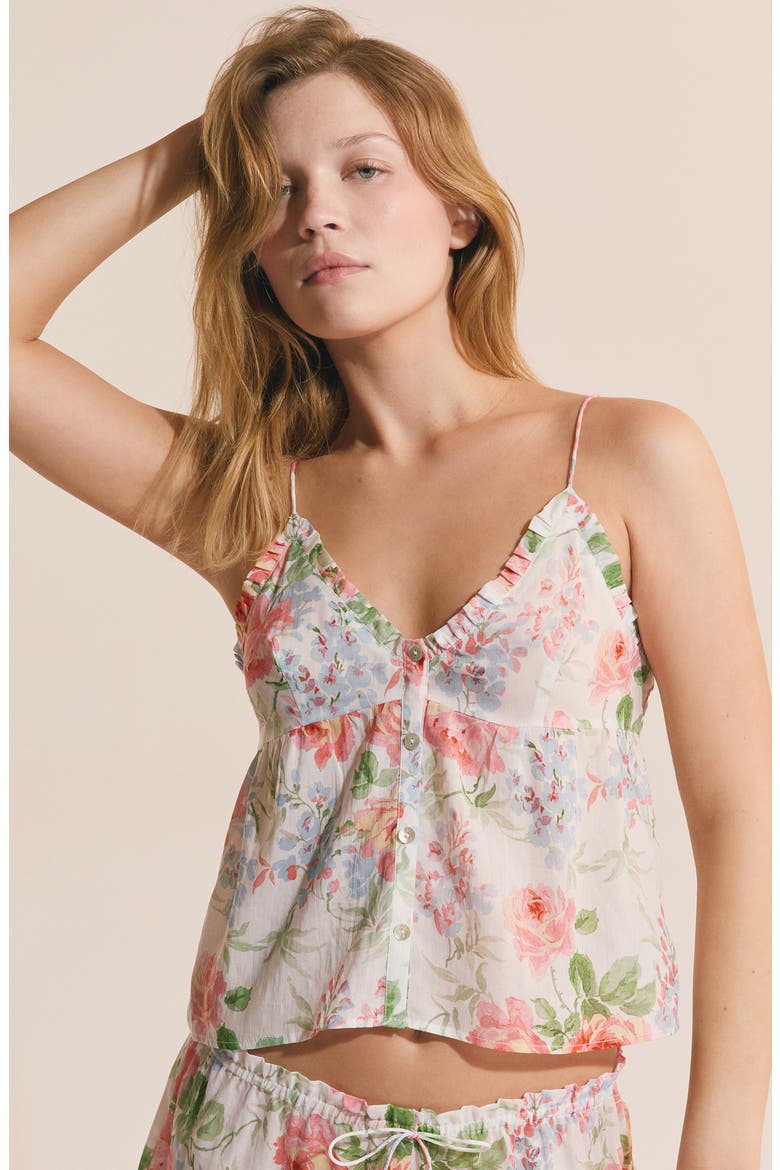 Orchidee Pajama Top, Alternate, color, ECRU