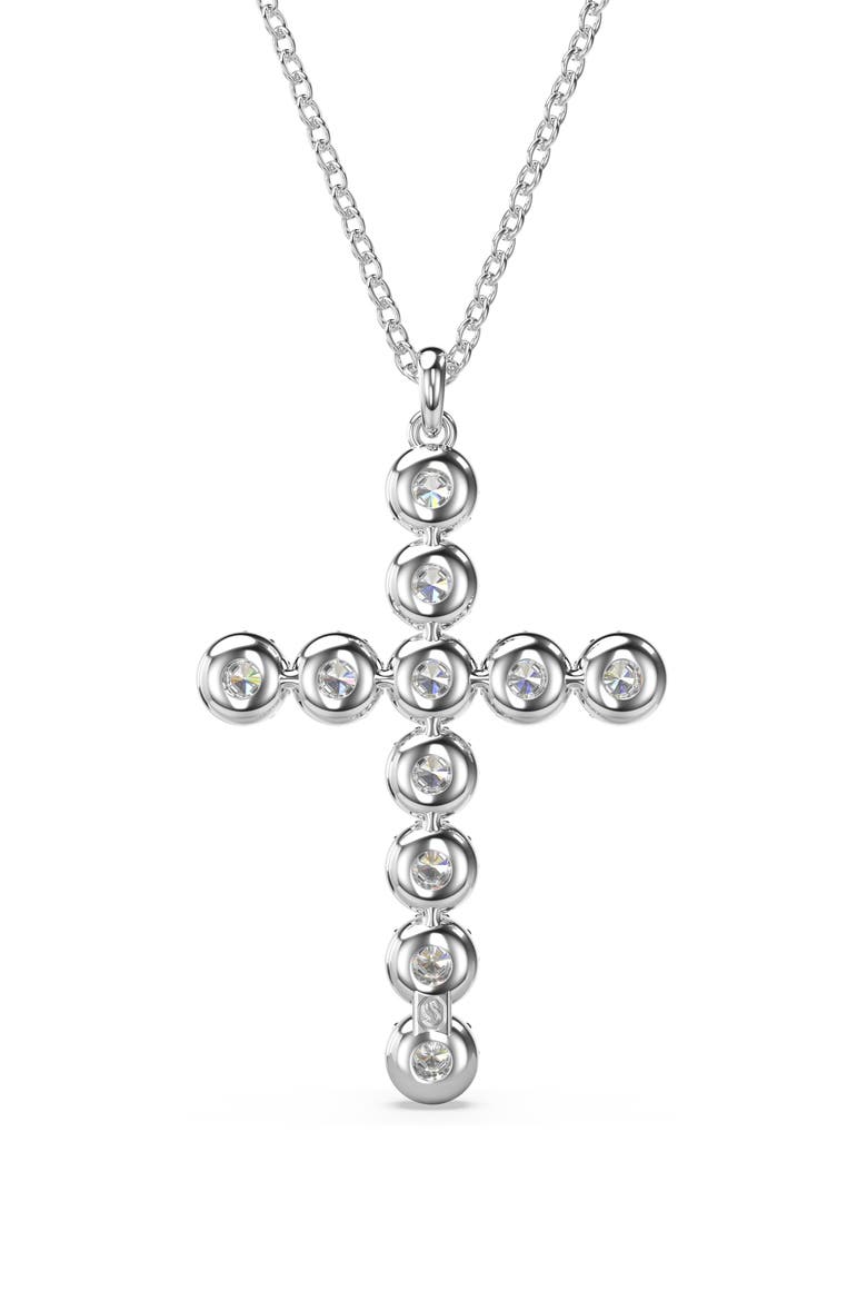 Insigne Cross Pendant Necklace, Alternate, color, SILVER