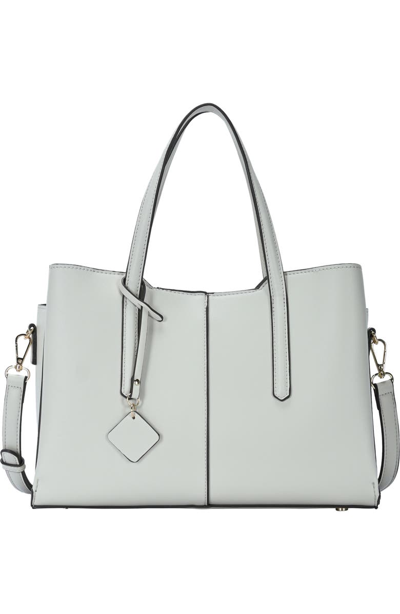 Sasha + Sofi Top Handle Satchel, Main, color, Bone