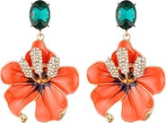 EYE CANDY LOS ANGELES Isabella Floral Drop Earrings