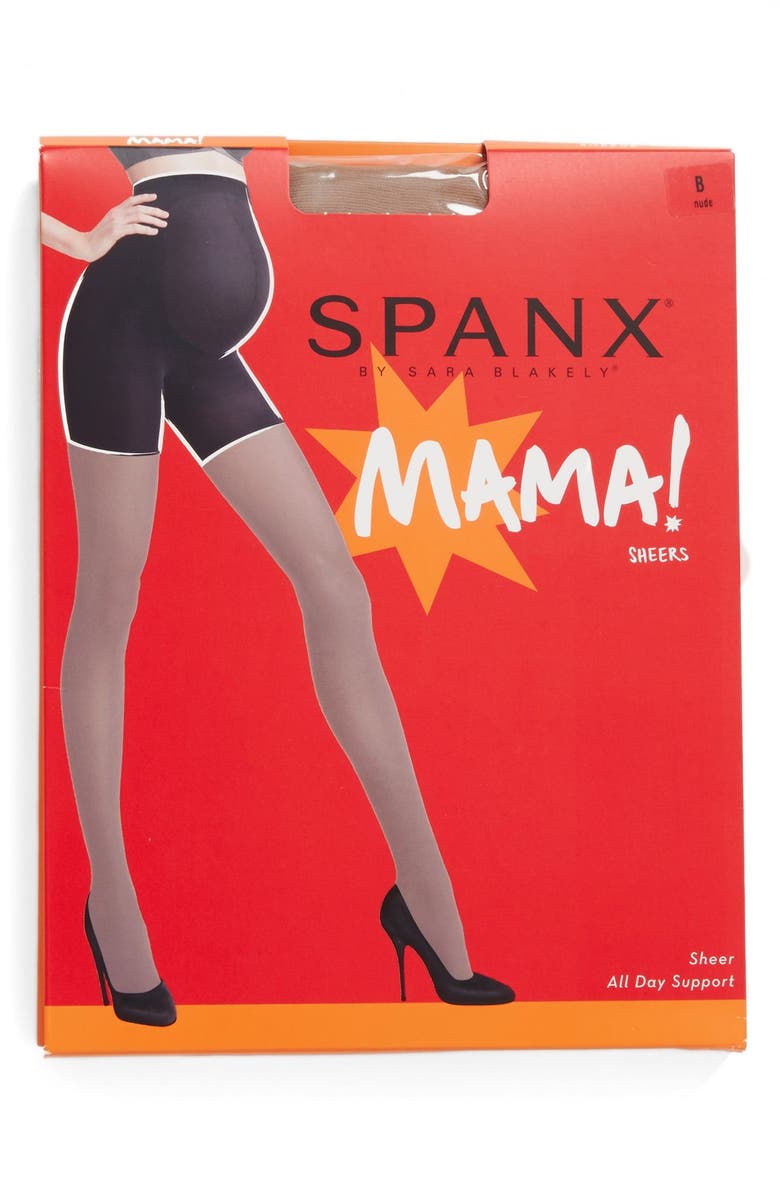 SPANX<sup>®</sup> Mama Mid-Thigh Shaping Sheers, Alternate, color, 
