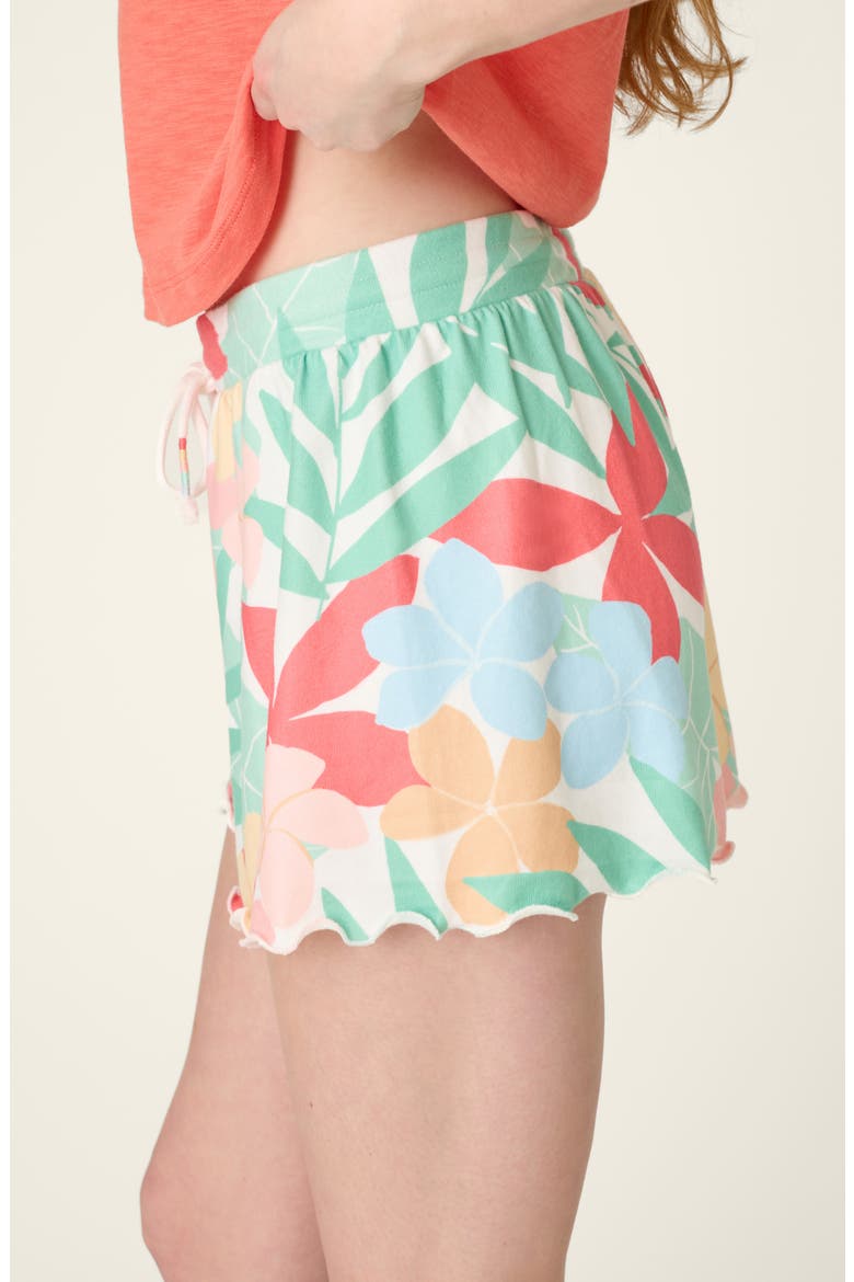 The Coastal Club Jersey Pajama Shorts, Alternate, color, GREEN MULTI