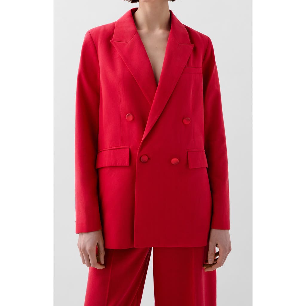 Scalpers Red Blazer In Red