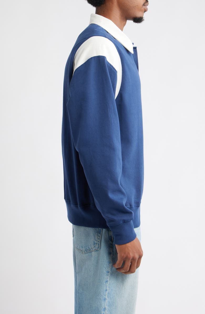 Service Works Bistro Polo, Alternate, color, Navy