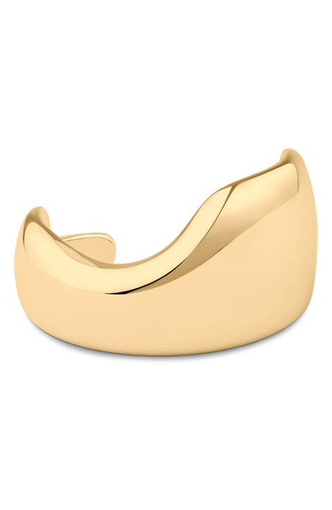 Molten Asymmetric Cuff Bracelet