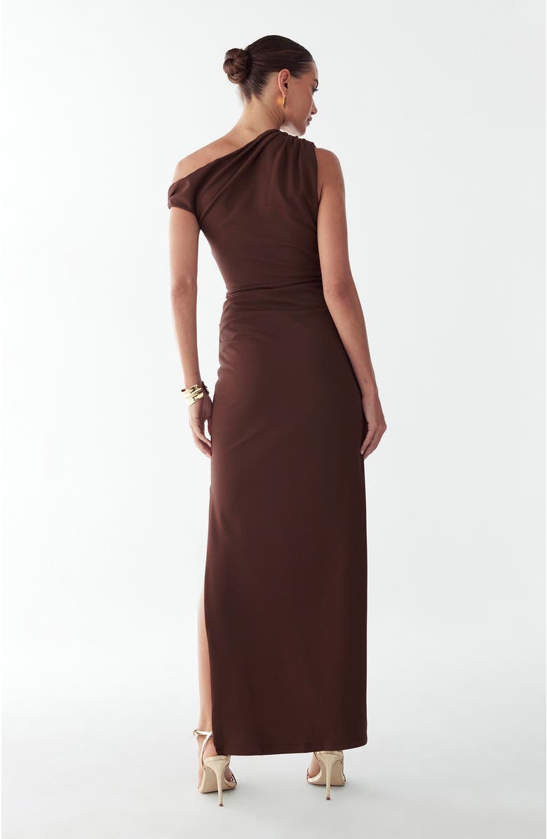 ST MRLO Raye Maxi Dress, Alternate, color, Chocolate