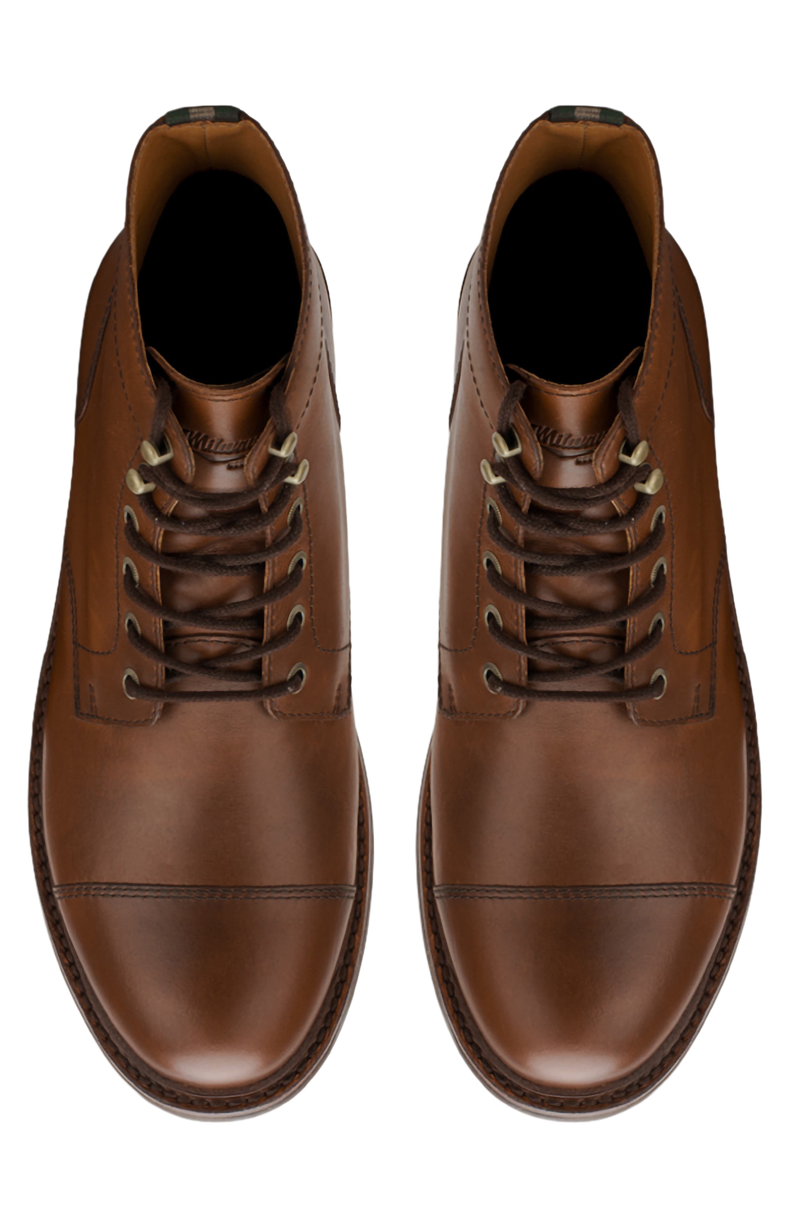 Milwaukee Boot Company Pfister Cap Toe Boot, Alternate, color, 