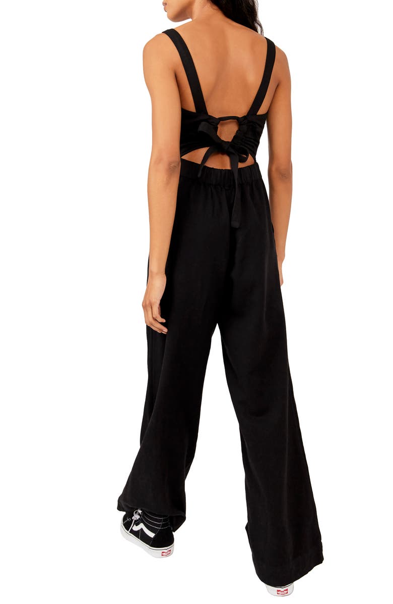 Free People Call on Me Flare Leg Jumpsuit, Alternate, color, 