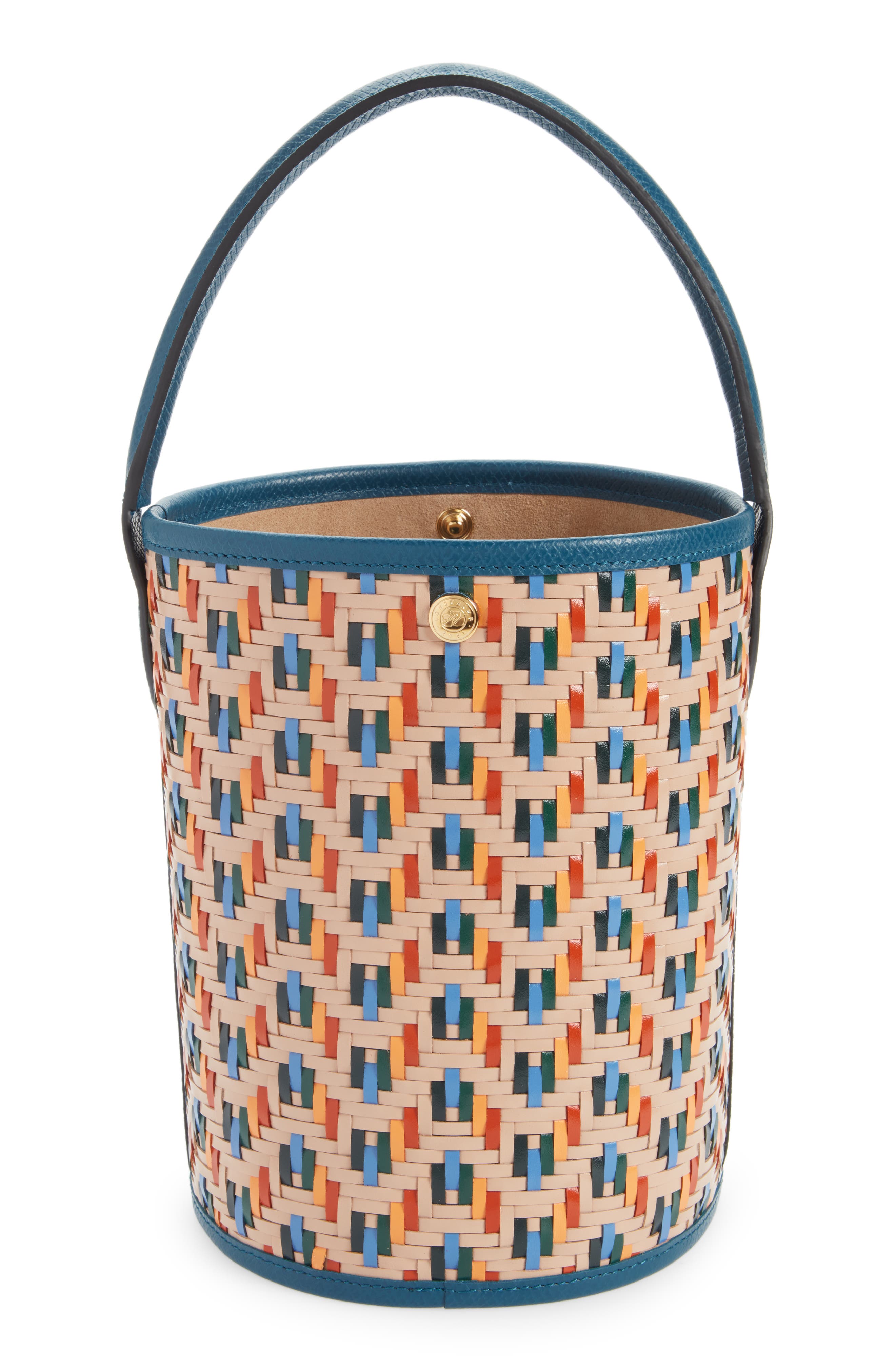 Longchamp Épure Leather Bucket Bag, Alternate, color, 