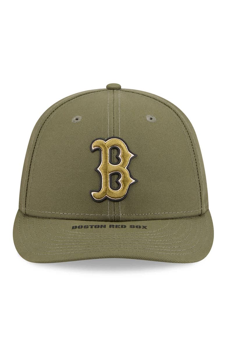 New Era Men's New Era  Olive Boston Red Sox 2026 Armed Forces Day Low Profile 59FIFTY Fitted Hat, Alternate, color, Olive