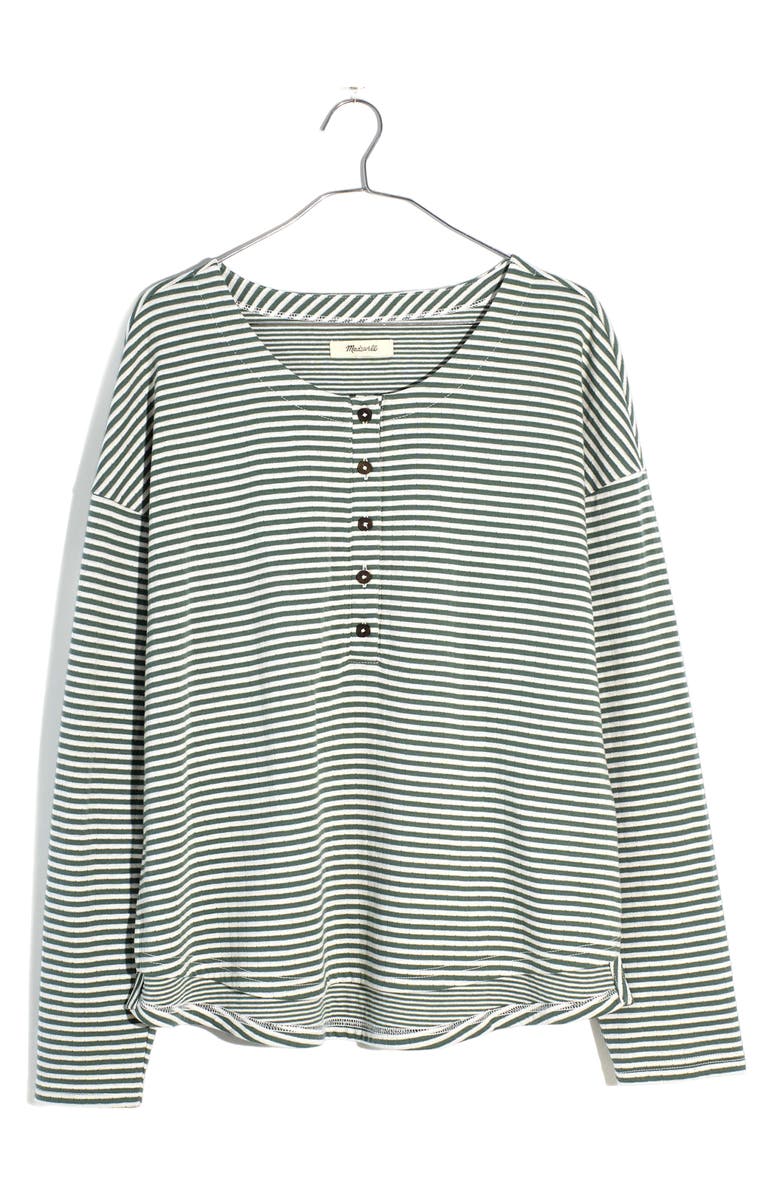 Madewell Hopscotch Stripe Henley T-Shirt, Main, color, 