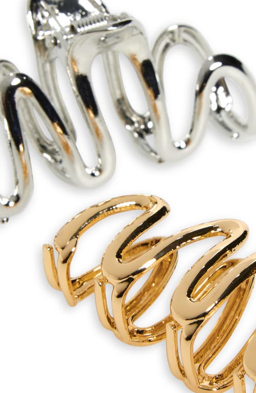 Tasha Assorted 2-pack Metallic Jaw Hair Clips