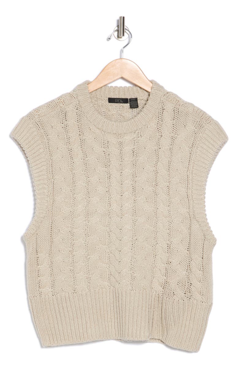 RDI Cable Knit Vest, Main, color, 