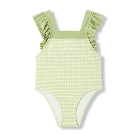 Ruffle Square Neck Swimsuit (Baby)