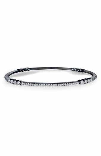 Lafonn Simulated Diamond Stackable Bangle Bracelet