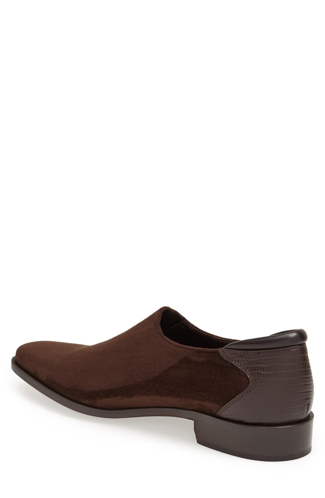 Donald J Pliner 'Rex' Venetian Loafer, Alternate, color, ESPRESSO SUEDE