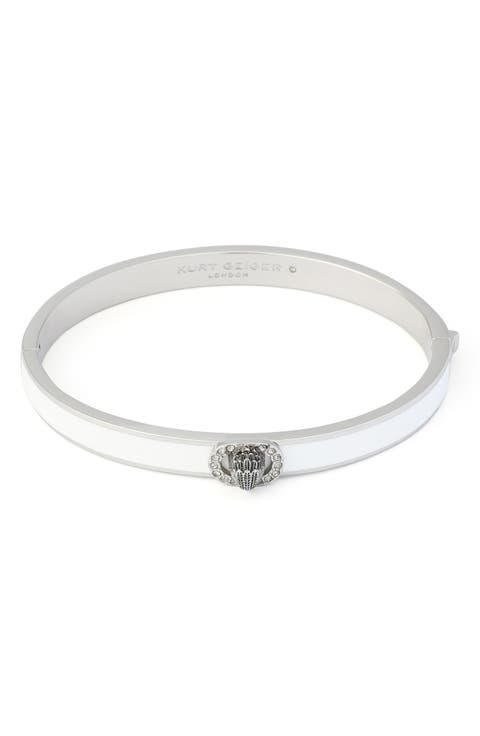 Chelsea Enamel Hinged Bangle