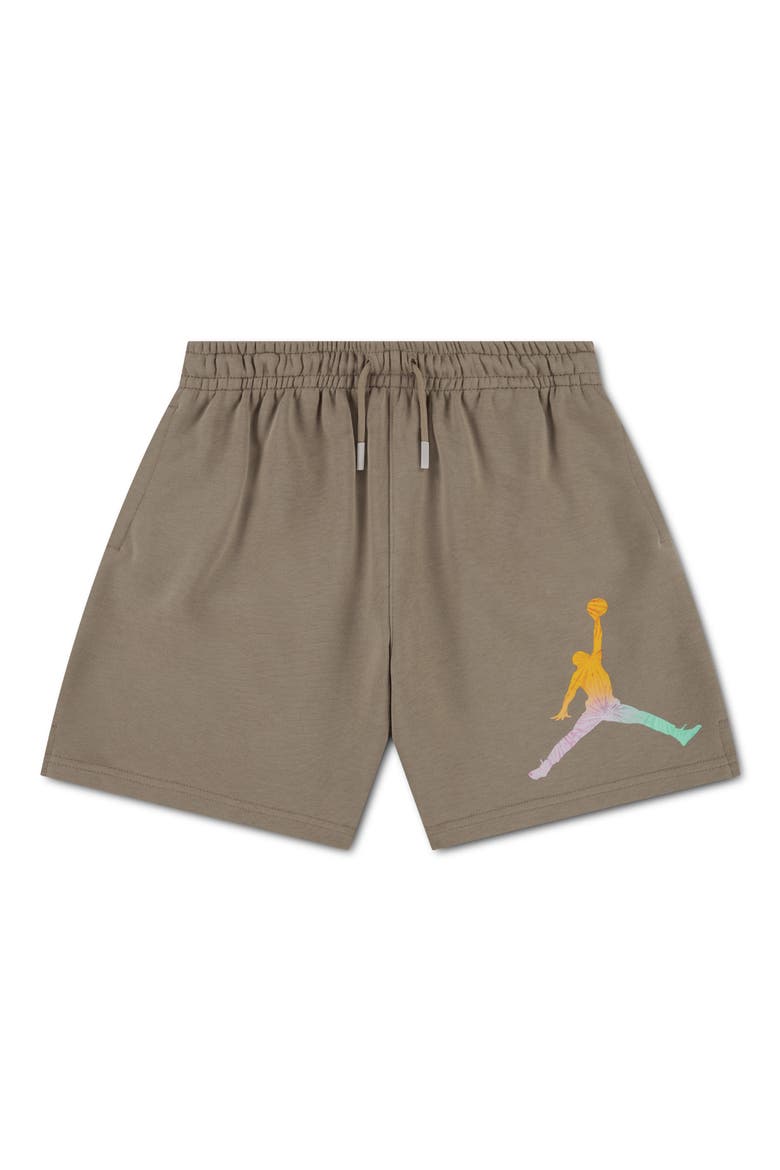Kids' MJ World Tour Drawstring Shorts, Main, color, KHAKI