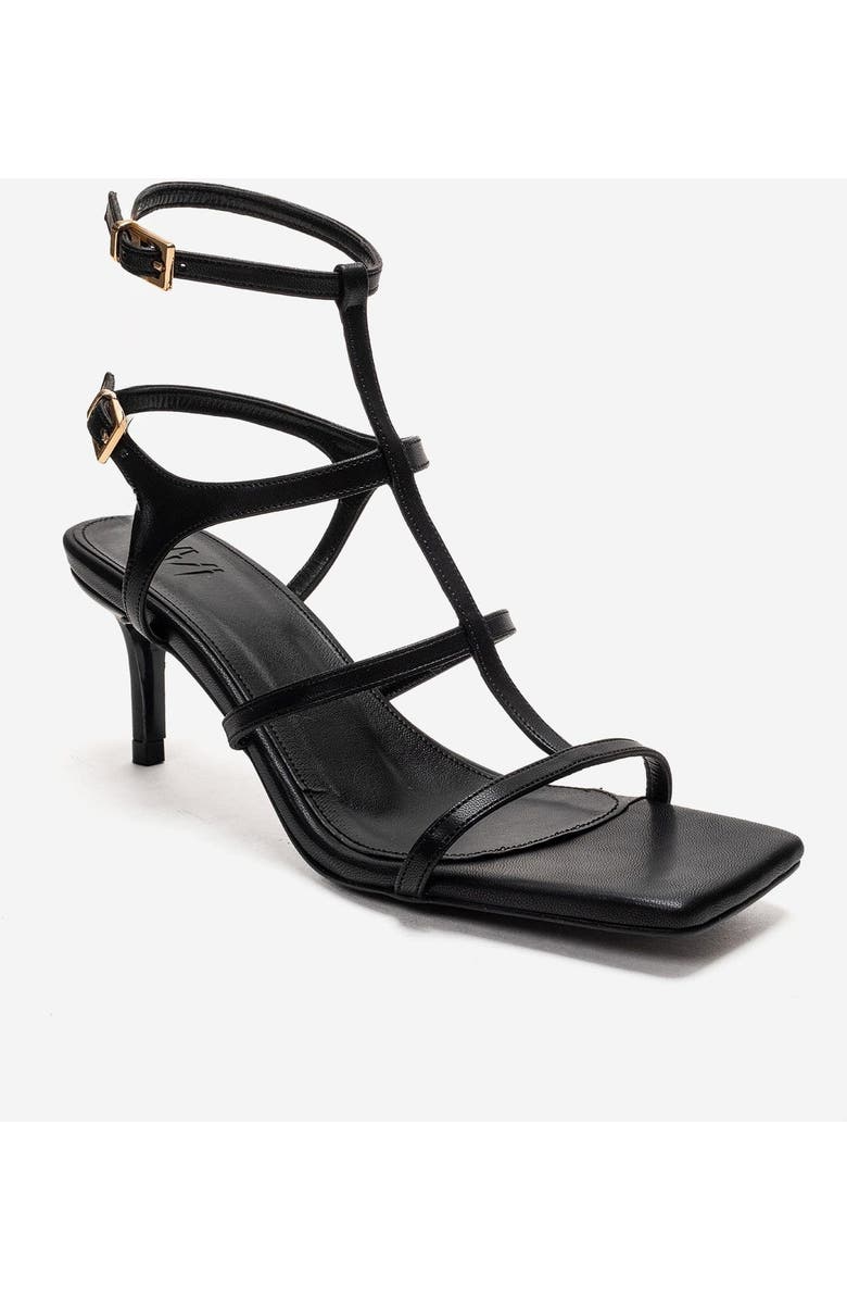Prologue Shoes Viento Stiletto Sandal, Alternate, color, Black