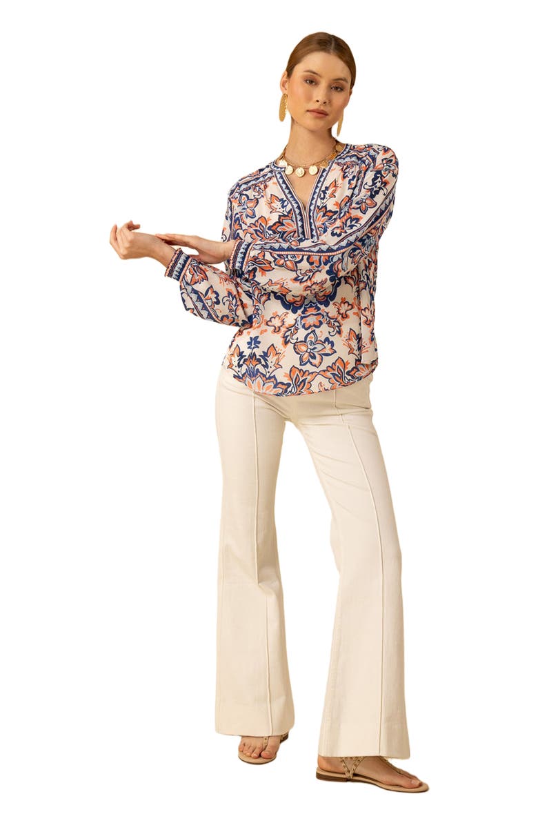 Halebob Chaya Silk Top, Alternate, color, 