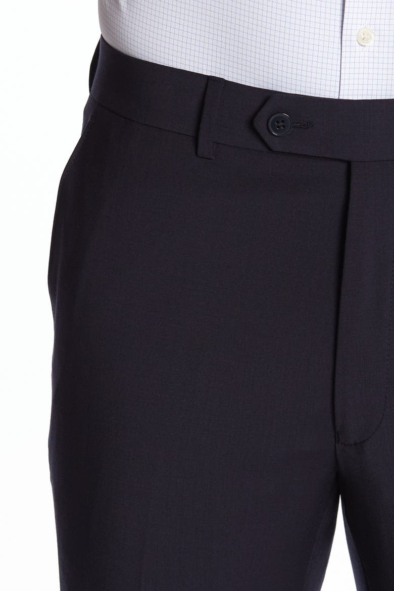 Plain Navy Skinny Fit Suit Separate Pants, Alternate, color, NAVY