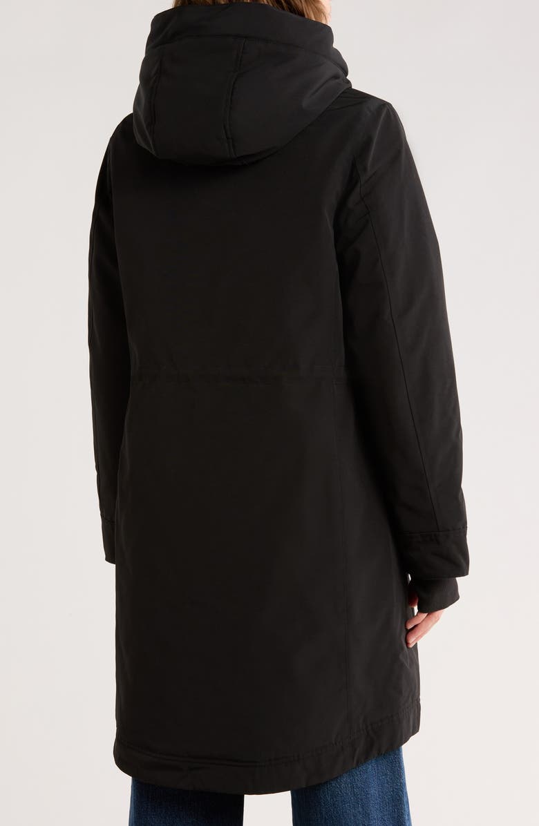 Lucky Brand Hooded Anorak Jacket, Alternate, color, Black