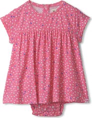 Hatley Dot Print Skirted Bodysuit