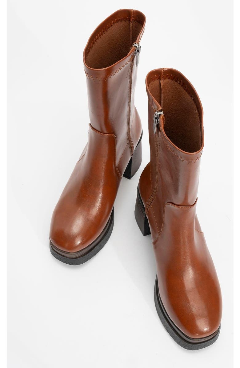 Prologue Shoes Beck Platform Block Heel Boot, Alternate, color,