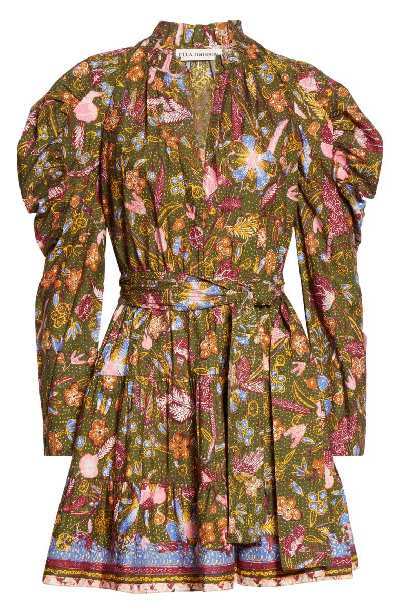 Ulla Johnson Naima Ruffle Long Sleeve Dress, Alternate, color,