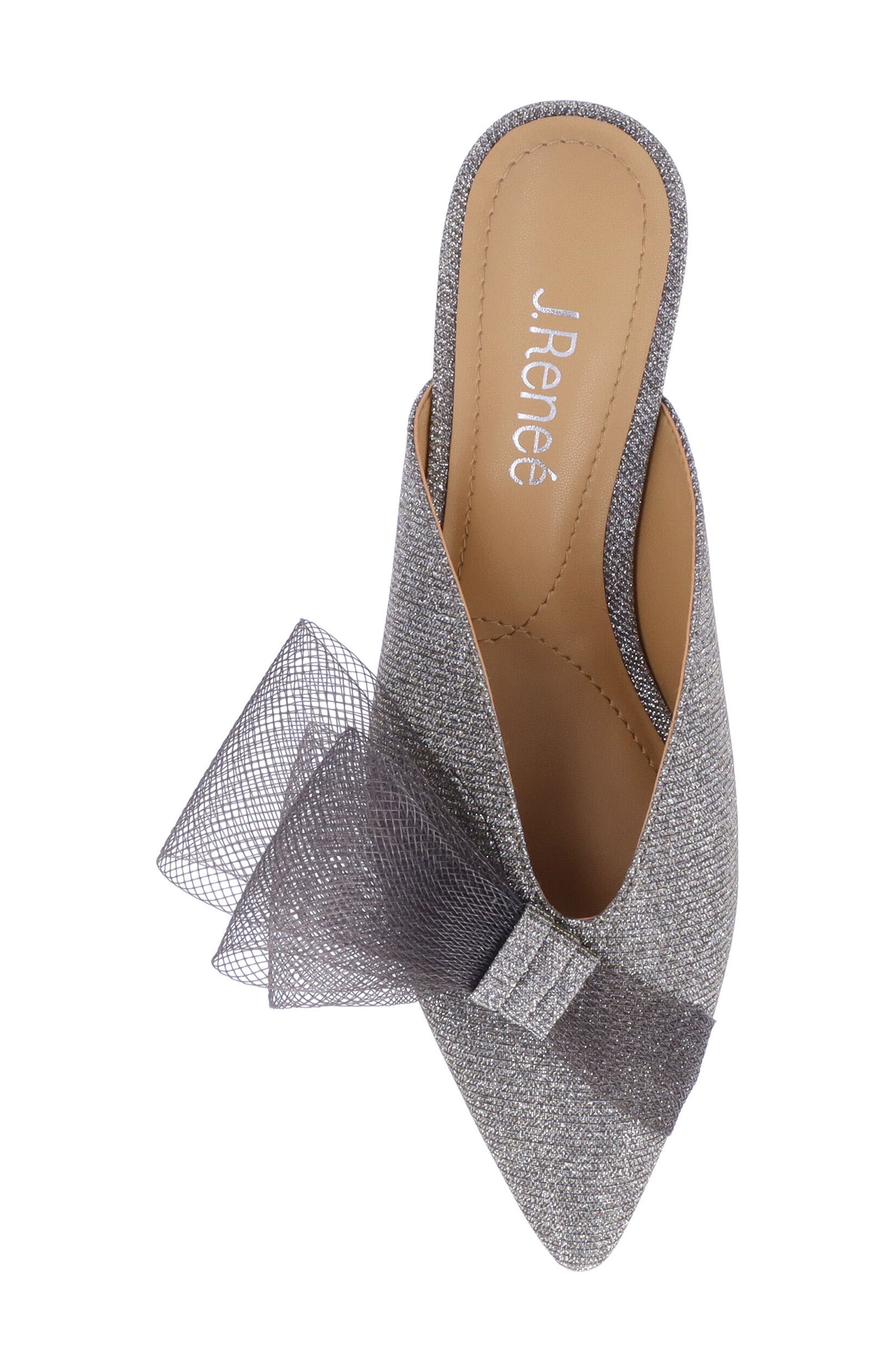 J. Reneé Marteena Kitten Heel Mule, Alternate, color, Pewter