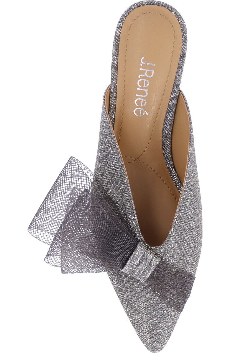 J. Reneé Marteena Kitten Heel Mule, Alternate, color, Pewter