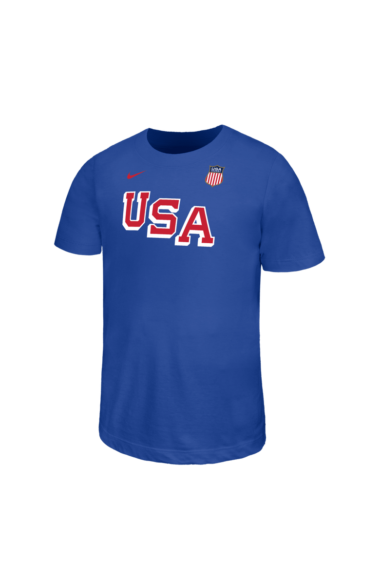 Nike Youth Nike  Royal US Hockey 2026 Winter Olympics Dri-FIT Legend T-Shirt, Main, color, Royal