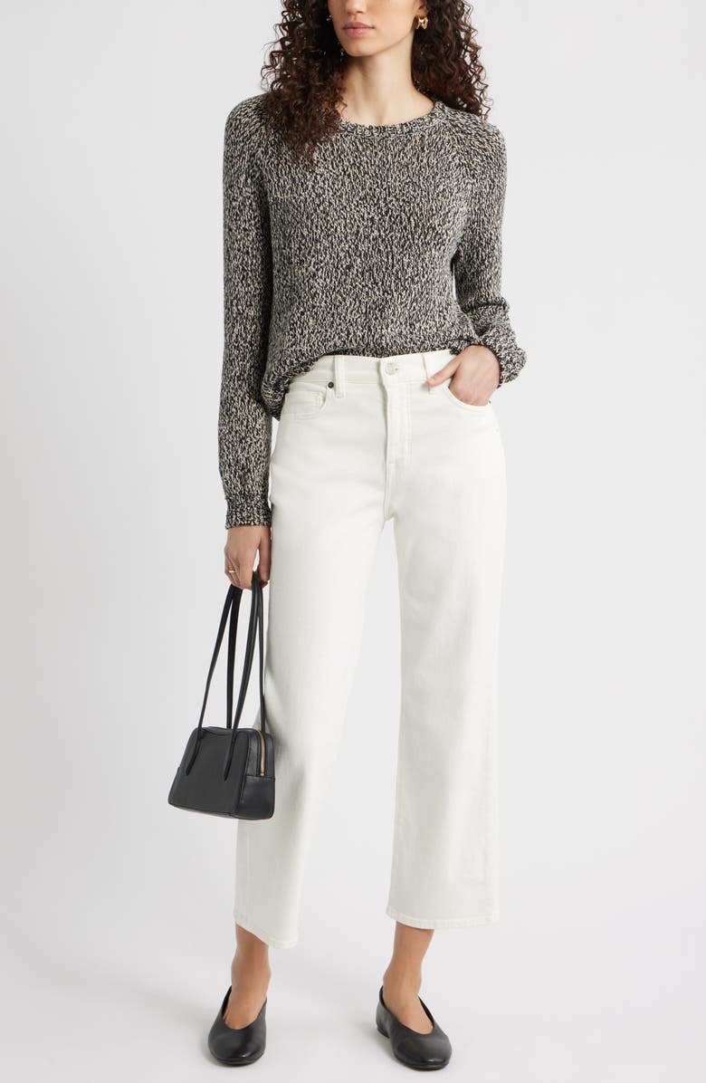 Nordstrom High Waist Straight Leg Jeans, Alternate, color,