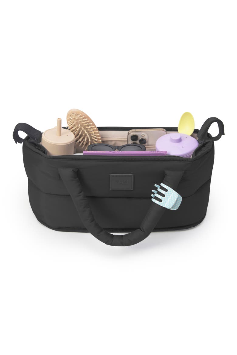 Water Repellent Stroller Organizer, Alternate, color, BLACK