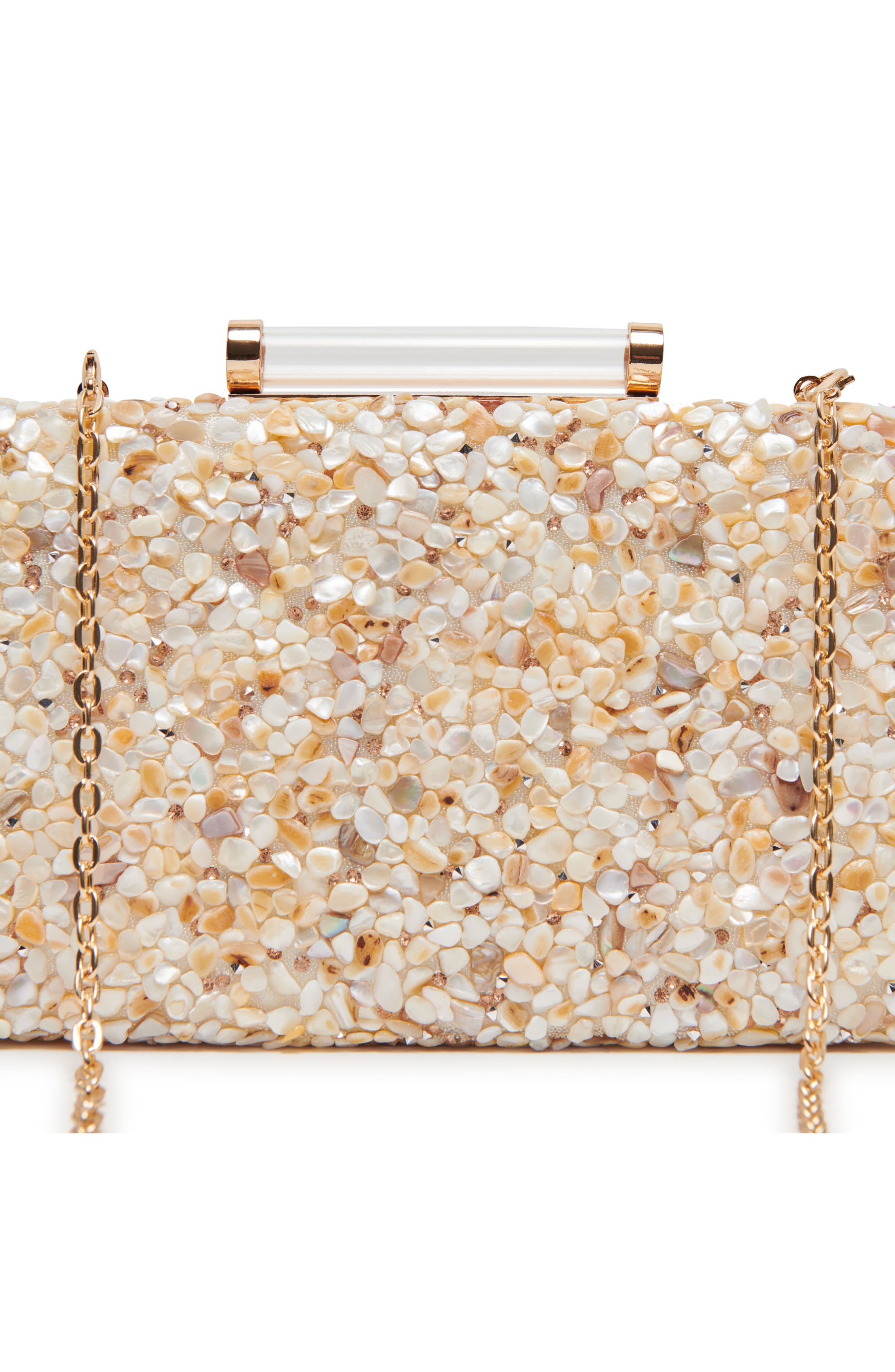Dolce Vita Rockee Pebble Encrusted Convertible Clutch, Alternate, color, 