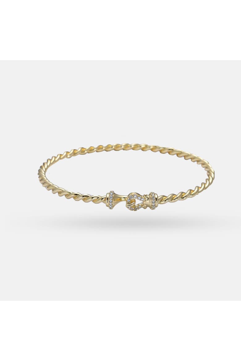 The Somerset Twist Bracelet, Main, color, Gold