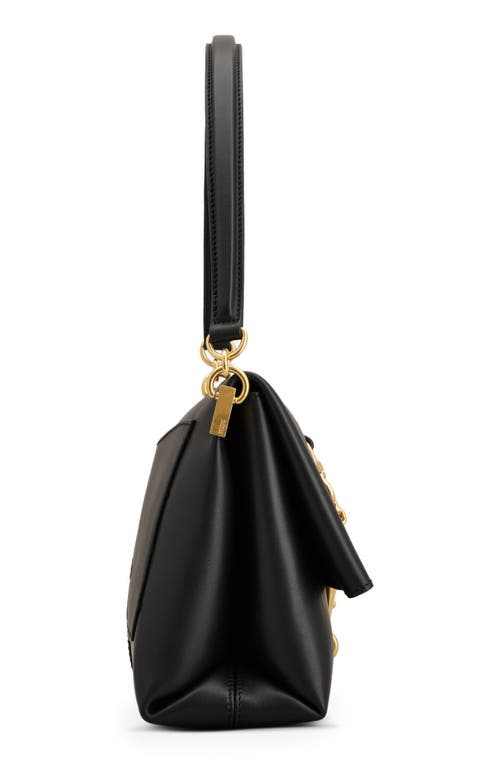 Tod's Mini Flap Leather Shoulder Bag In Nero