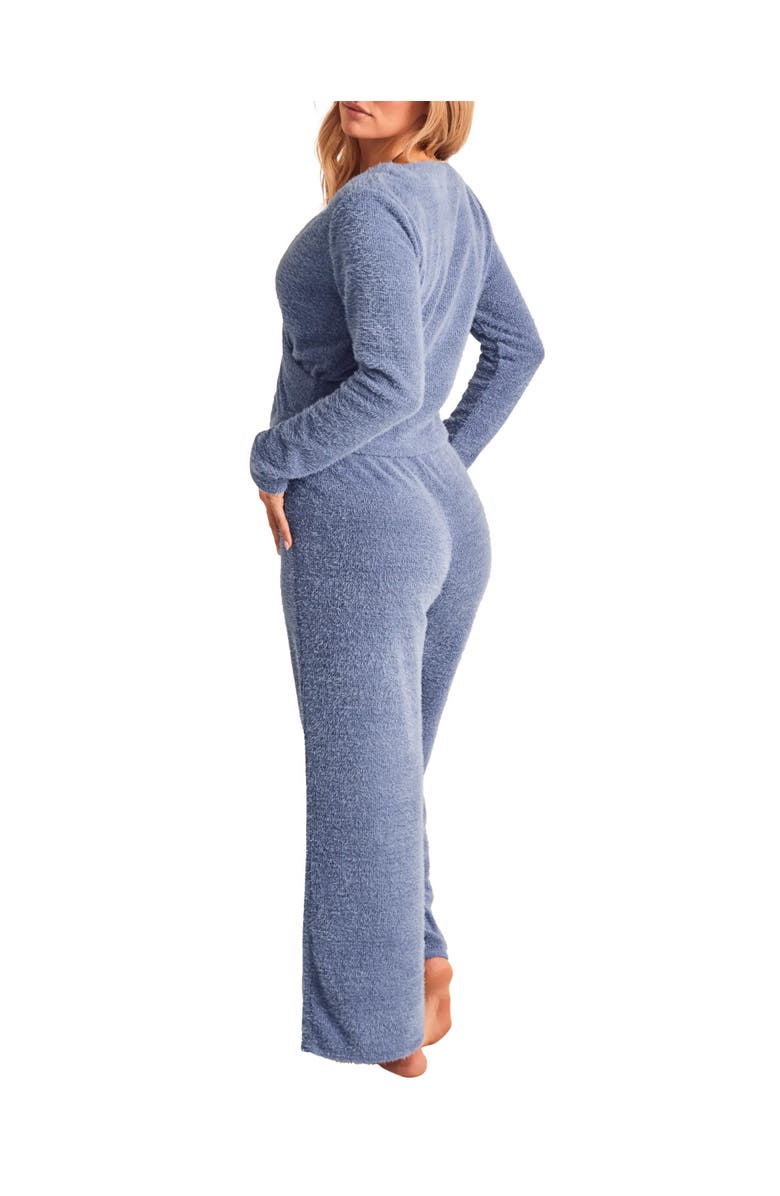 Adore Me Katya Loungewear Set, Alternate, color, Medium Blue