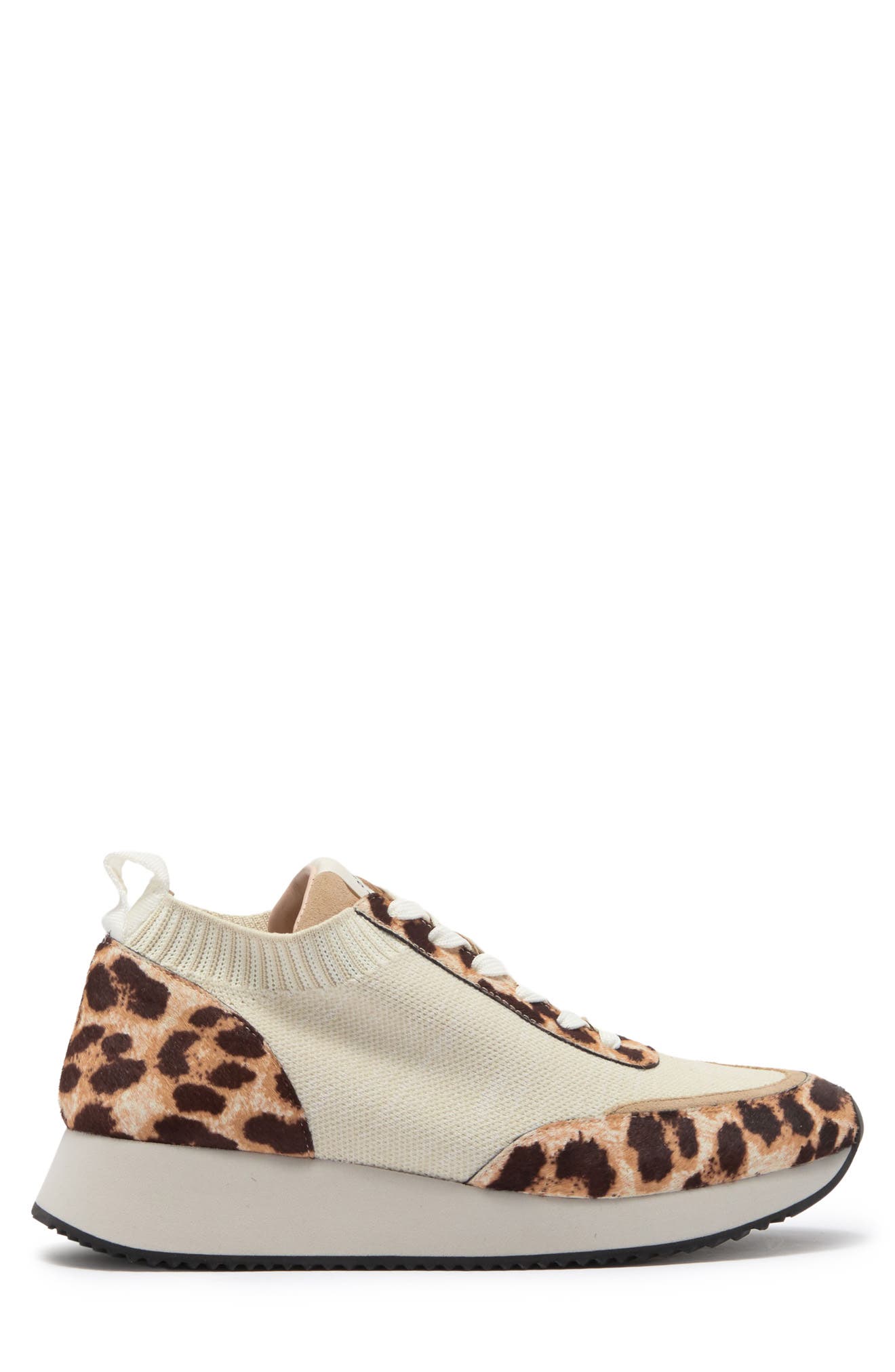 Loeffler Randall Remi Genuine Calf Hair Detail Sneaker, Alternate, color, 