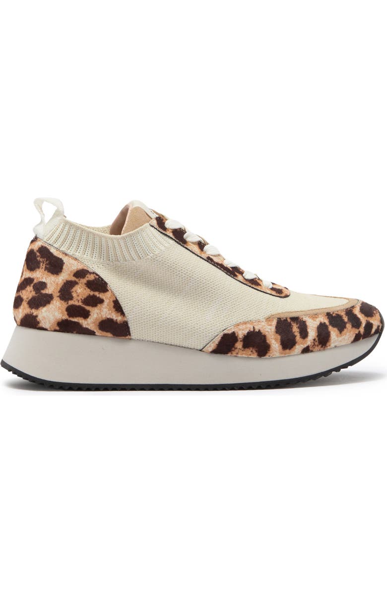 Loeffler Randall Remi Genuine Calf Hair Detail Sneaker, Alternate, color,